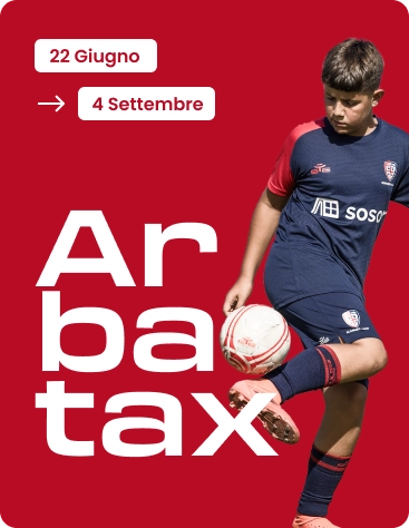 Cagliari Calcio Summer Arbatax Park 2026 - dal 22 giugno al 4 settembre